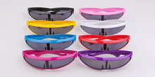Load image into Gallery viewer, Windproof Visor Sunglasses unisex One Piece Sunny Flat Top / Shield Sun Glasses
