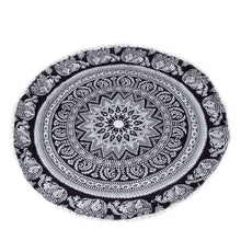 Load image into Gallery viewer, Oversized Mandala Floor Pillows oreillers Round Bohemian Meditation Cover Ottoman Pouf Mandala cushion 80*80cm
