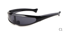 Load image into Gallery viewer, Windproof Visor Sunglasses unisex One Piece Sunny Flat Top / Shield Sun Glasses
