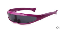 Load image into Gallery viewer, Windproof Visor Sunglasses unisex One Piece Sunny Flat Top / Shield Sun Glasses
