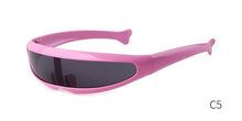 Load image into Gallery viewer, Windproof Visor Sunglasses unisex One Piece Sunny Flat Top / Shield Sun Glasses
