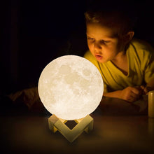 Load image into Gallery viewer, 3D Print Moon Lamp
